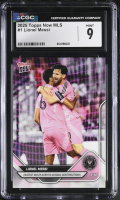 Lionel Messi 2025 Topps Now MLS #1 (CGC 9) at PristineAuction.com