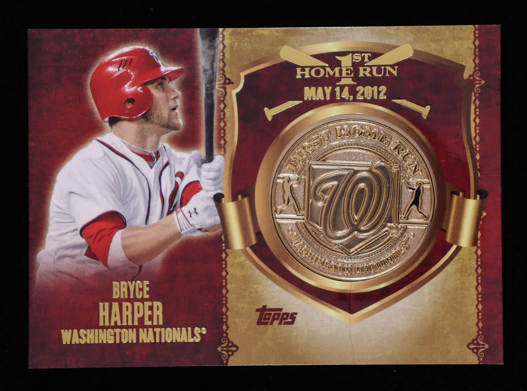 Bryce Harper 2015 Topps First Home Run Medallions #FHRMBH at PristineAuction.com Bryce Harper 2015 Topps First Home Run Medallions #FHRMBH at PristineAuction.com