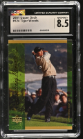 Tiger Woods 2001 Upper Deck #124 (CGC 8.5) at PristineAuction.com