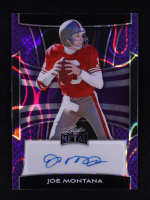 Joe Montana 2025 Leaf Metal Autographs Lava Purple #BAJM2 #4/7 at PristineAuction.com