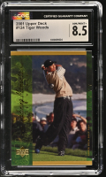 Tiger Woods 2001 Upper Deck #124 (CGC 8.5) at PristineAuction.com
