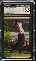 Tiger Woods 2001 Upper Deck #124 (CGC 8.5) at PristineAuction.com