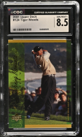 Tiger Woods 2001 Upper Deck #124 (CGC 8.5) at PristineAuction.com