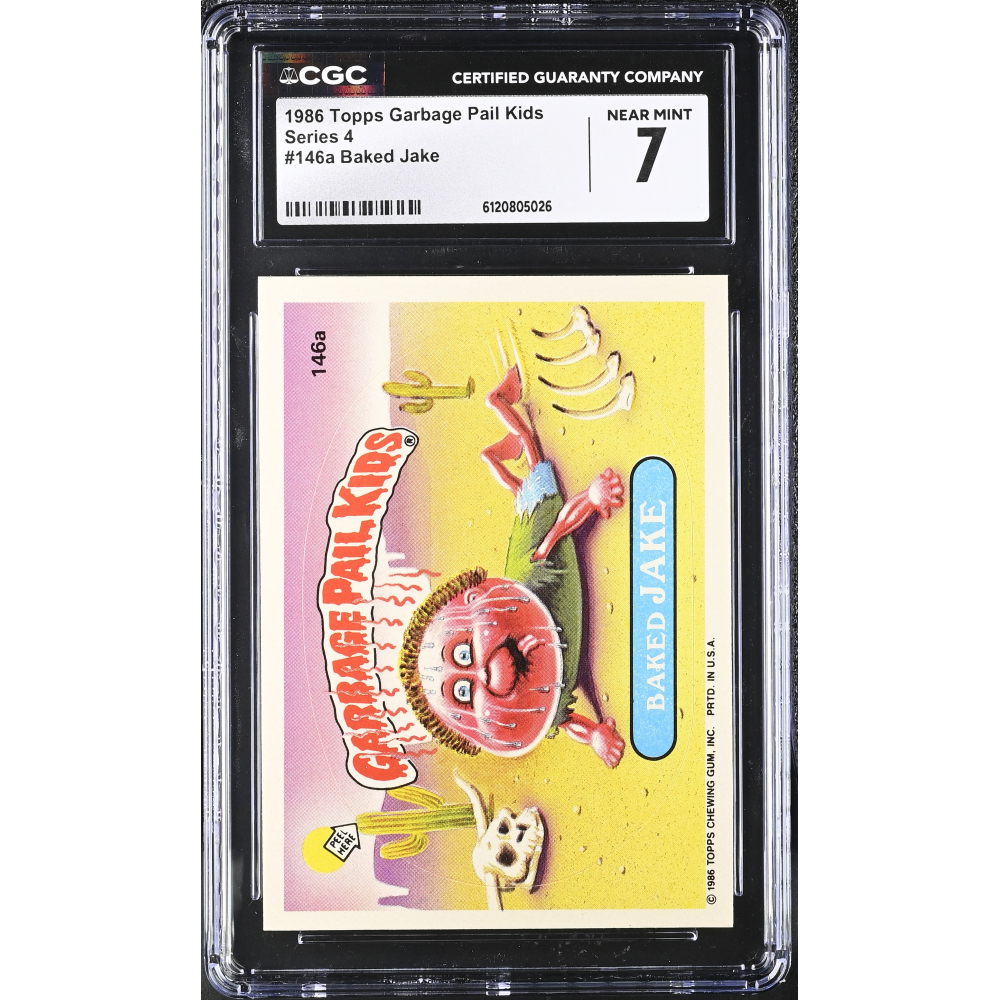 Baked Jake 1986 Topps Garbage Pail Kids #146a (CGC 7) at PristineAuction.com