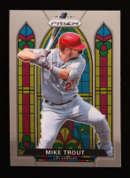 Mike Trout 2021 Panini Prizm Stained Glass #1 at PristineAuction.com