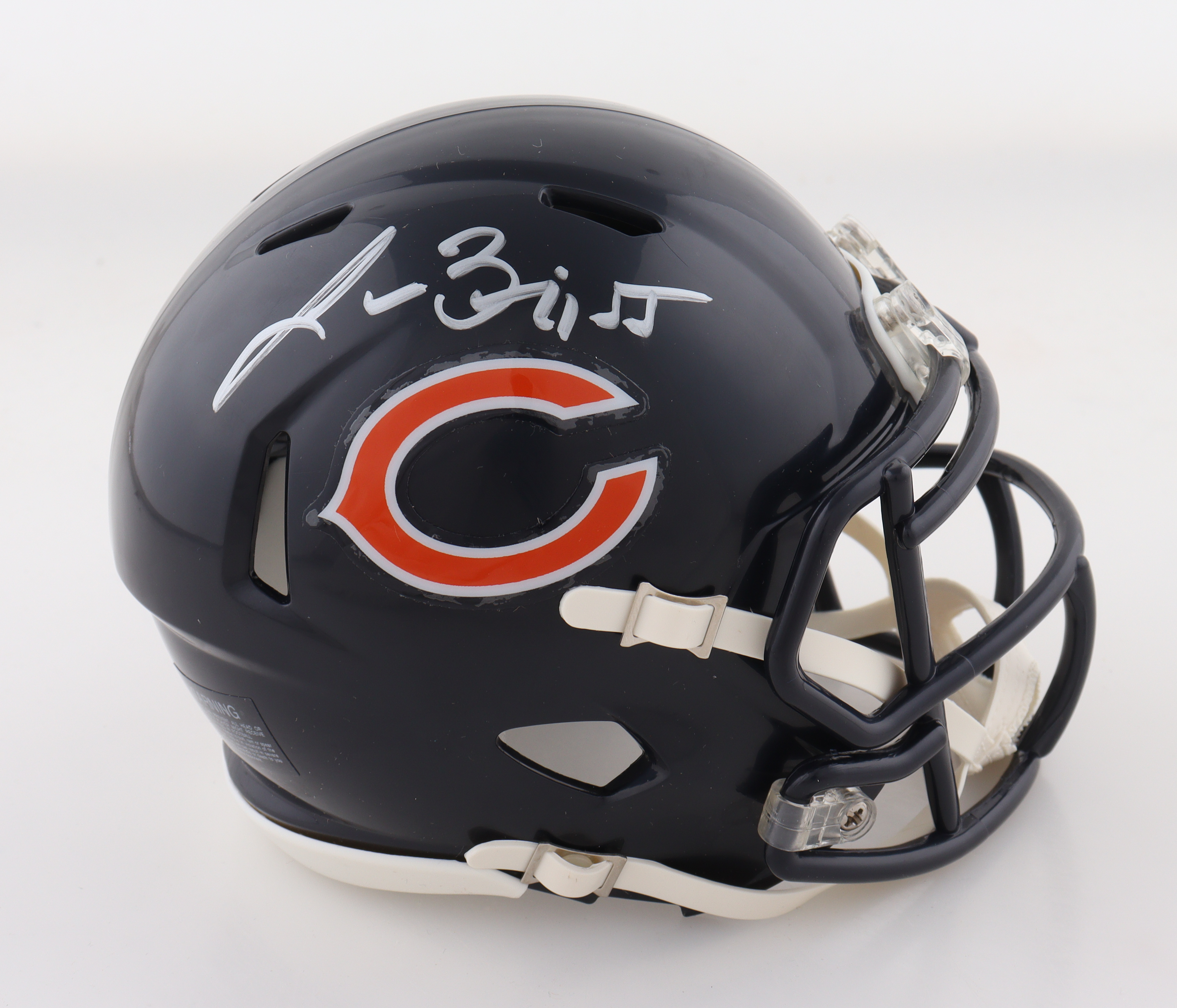 Lance Briggs Signed Bears Speed Mini Helmet (Schwartz) at PristineAuction.com Lance Briggs Signed Bears Speed Mini Helmet (Schwartz) at PristineAuction.com