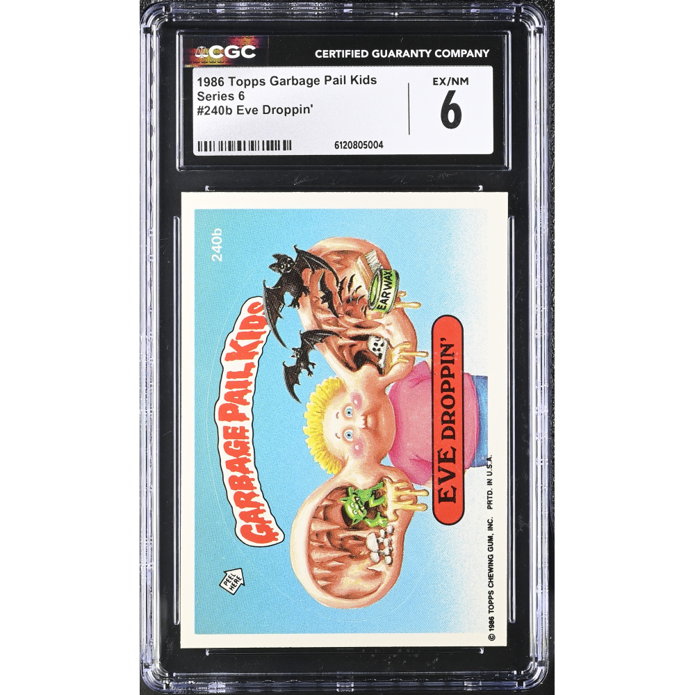 Eve Droppin' 1986 Topps Garbage Pail Kids #240b (CGC 6) at PristineAuction.com