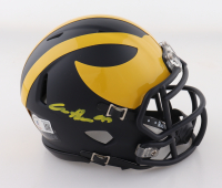 Aidan Hutchinson Signed Michigan Wolverines Speed Mini Helmet (Beckett) at PristineAuction.com