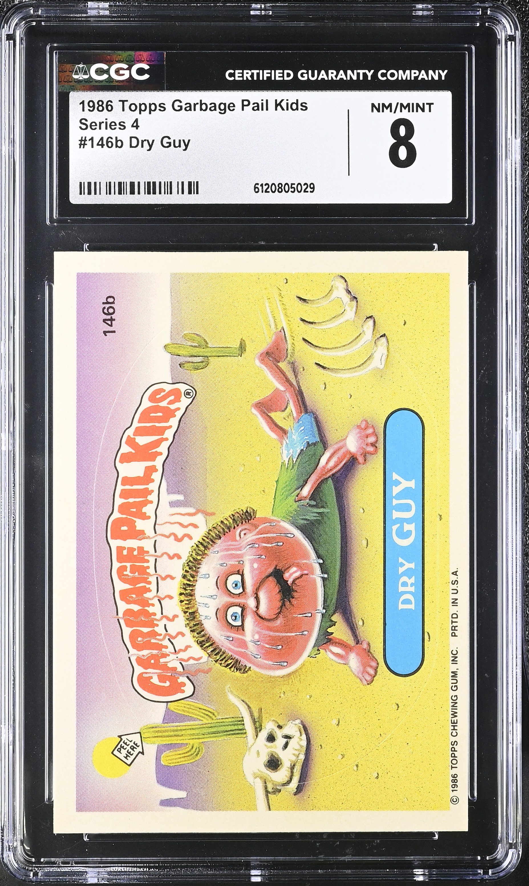 Dry Guy 1986 Topps Garbage Pail Kids #146b (CGC 8) at PristineAuction.com Dry Guy 1986 Topps Garbage Pail Kids #146b (CGC 8) at PristineAuction.com