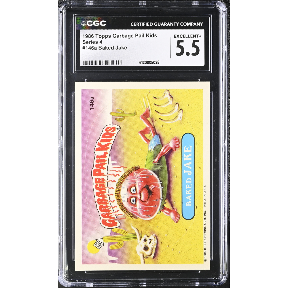 Baked Jake 1986 Topps Garbage Pail Kids #146a (CGC 5.5) at PristineAuction.com
