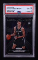 Victor Wembanyama 2023-24 Panini Prizm Deep Space #1 RC (PSA 10) at PristineAuction.com