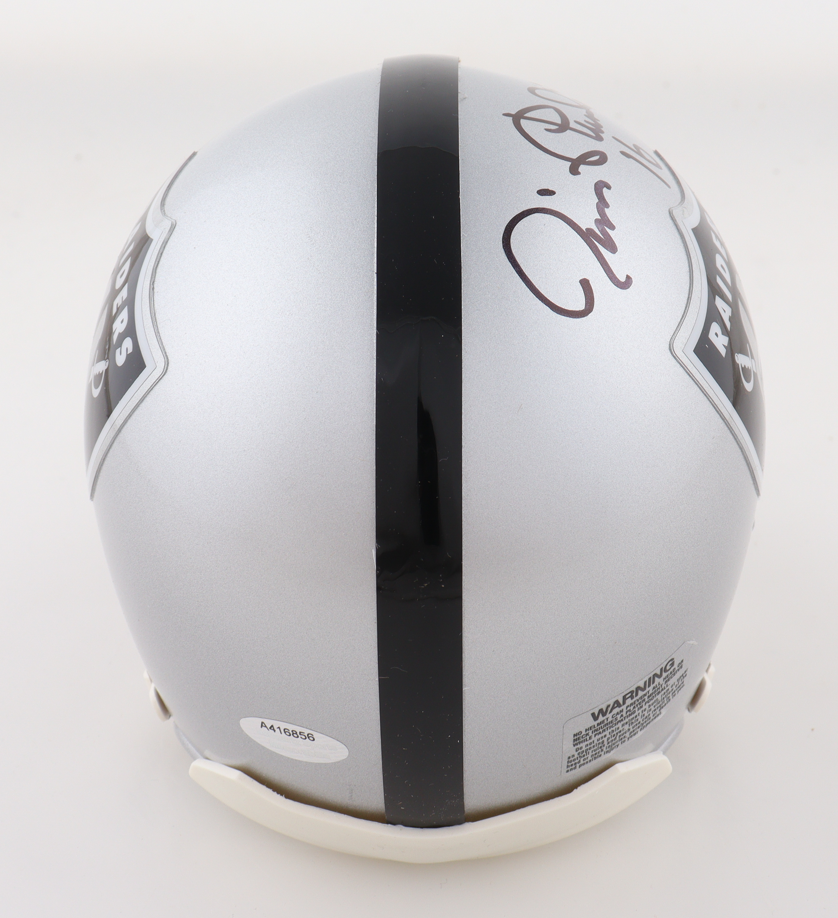 Jim Plunkett Signed Raiders Mini Helmet (Schwartz) at PristineAuction.com Jim Plunkett Signed Raiders Mini Helmet (Schwartz) at PristineAuction.com