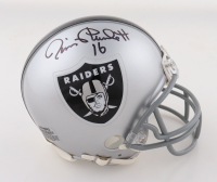 Jim Plunkett Signed Raiders Mini Helmet (Schwartz) at PristineAuction.com