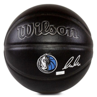 Luka Doncic Signed NBA Mavericks Logo Basketball (Panini) at PristineAuction.com