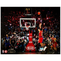 Trae Young Signed Hawks LE 16x20 Photo (Panini) at PristineAuction.com