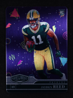 Jayden Reed 2023 Panini Plates and Patches Metal Arcade Mode #173 #24/25 RC at PristineAuction.com