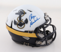 Roger Staubach Signed Navy Midshipmen Speed Mini Helmet (Beckett) at PristineAuction.com