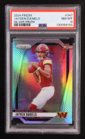 Jayden Daniels 2024 Panini Prizm Prizms Silver #347 RC (PSA 8) at PristineAuction.com