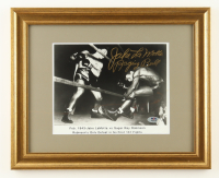 Jake LaMotta Signed Custom Framed Photo Display Inscribed "Raging Bull" (PSA) at PristineAuction.com