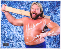 "Hacksaw" Jim Duggan Signed WWE 8x10 Photo Inscribed "HOF 2011" (Premium Autographs) at PristineAuction.com