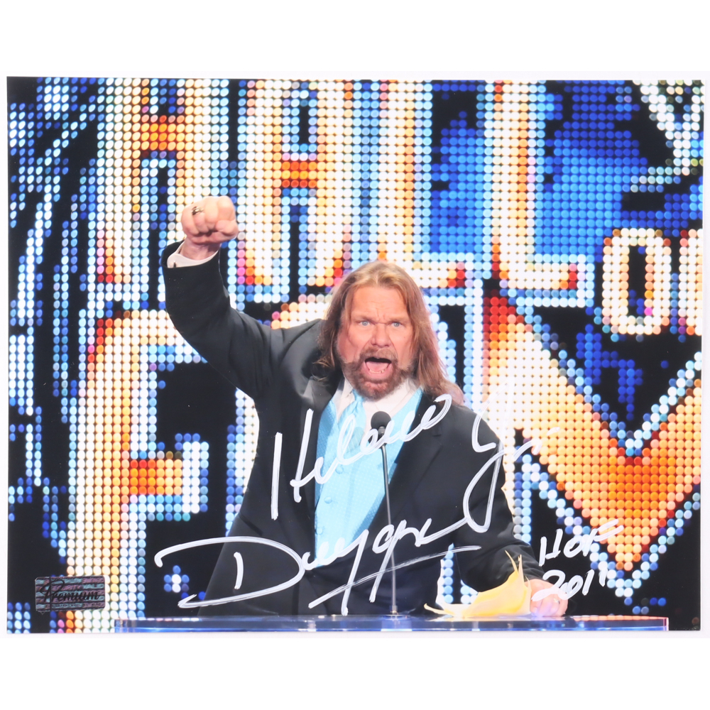 "Hacksaw" Jim Duggan Signed WWE 8x10 Photo Inscribed "HOF 2011" (Premium Autographs) at PristineAuction.com