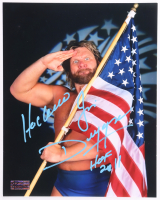 "Hacksaw" Jim Duggan Signed WWE 8x10 Photo Inscribed "HOF 2011" (Premium Autographs) at PristineAuction.com