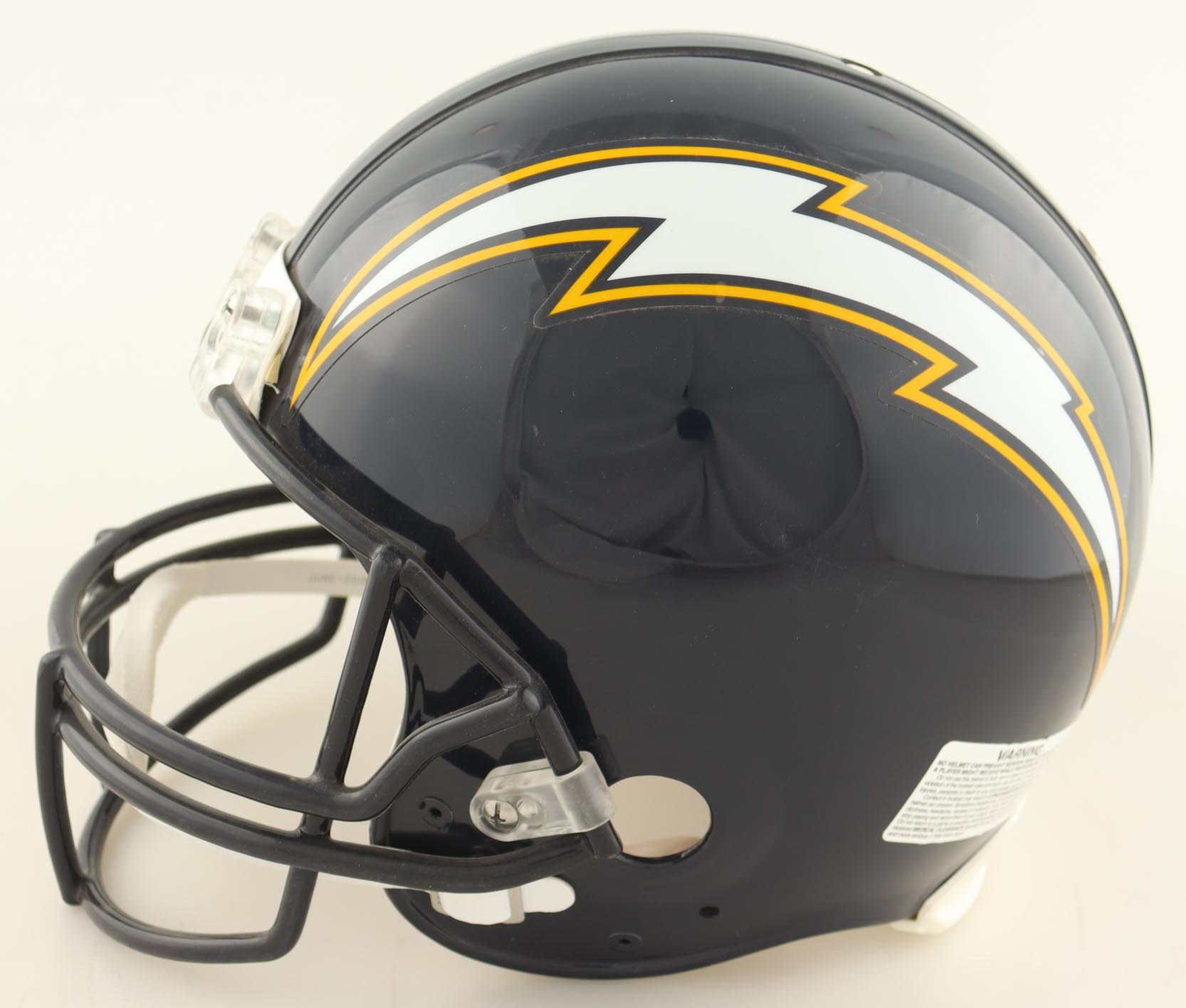 Natrone "Refried" Means Signed Chargers Full-Size Authentic Helmet (JSA) at PristineAuction.com Natrone "Refried" Means Signed Chargers Full-Size Authentic Helmet (JSA) at PristineAuction.com