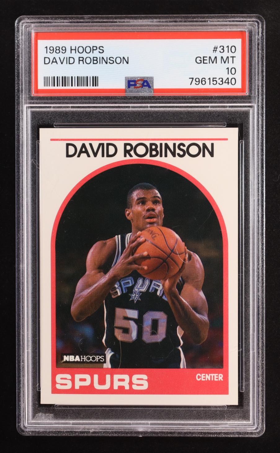 David Robinson 1989-90 Hoops IA #310 (PSA 10) at PristineAuction.com David Robinson 1989-90 Hoops IA #310 (PSA 10) at PristineAuction.com