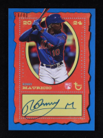 Ronny Mauricio 2024 Topps Brooklyn Collection Autographs Blue #ACRM #26/40 RC at PristineAuction.com