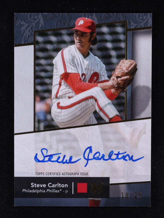 Steve Carlton 2024 Topps Museum Collection Archival Autographs Gold #AASC #10/25 at PristineAuction.com Steve Carlton 2024 Topps Museum Collection Archival Autographs Gold #AASC #10/25 at PristineAuction.com