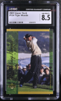 Tiger Woods 2001 Upper Deck #124 (CGC 8.5) at PristineAuction.com