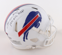 Thurman Thomas Signed Bills Full-Size Authentic Speed Helmet Inscribed "1991 NFL MVP" (Beckett) at PristineAuction.com