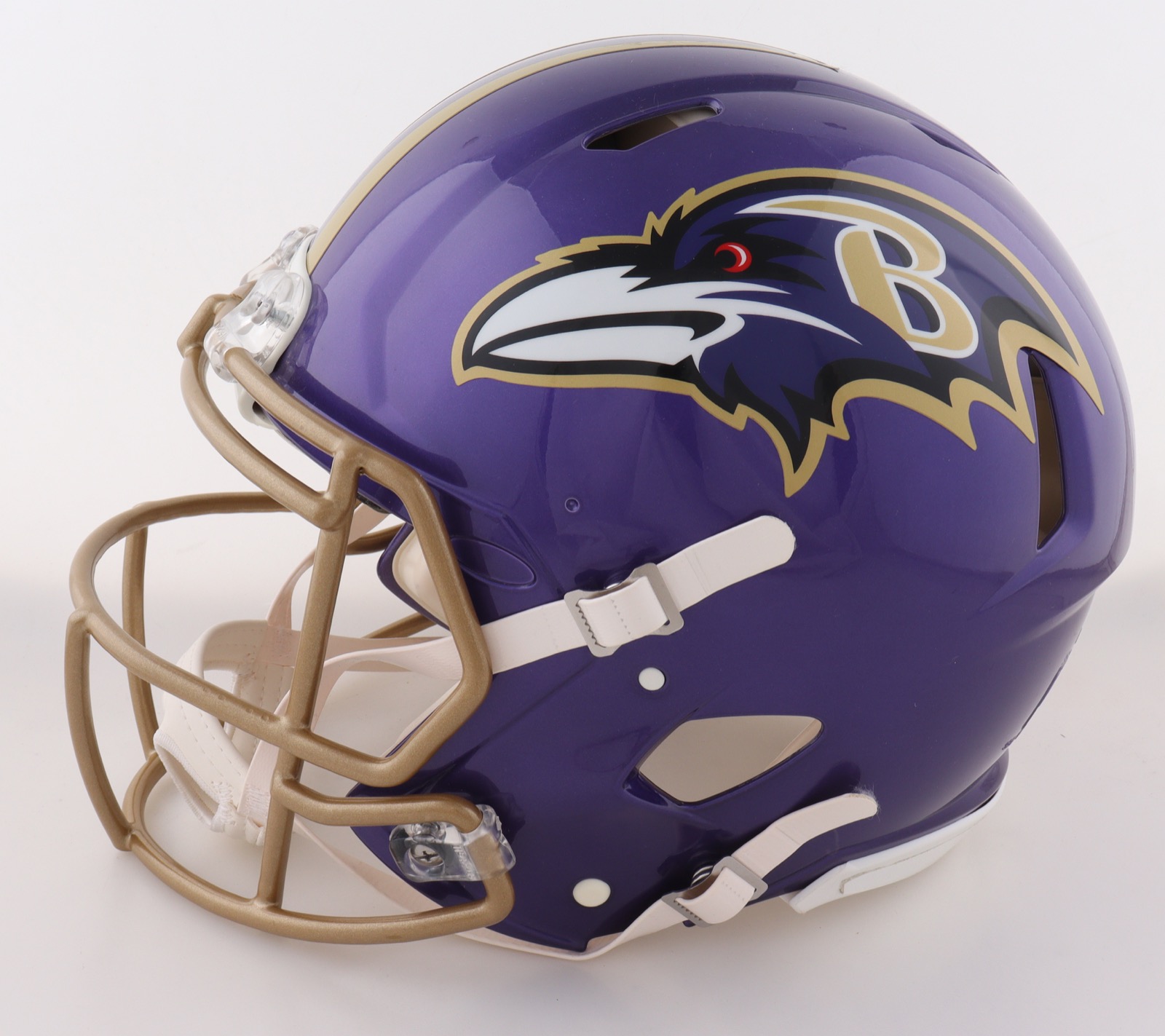 Zay Flowers Signed Ravens Full-Size Authentic Flash Alternate Speed Helmet (Beckett) at PristineAuction.com Zay Flowers Signed Ravens Full-Size Authentic Flash Alternate Speed Helmet (Beckett) at PristineAuction.com