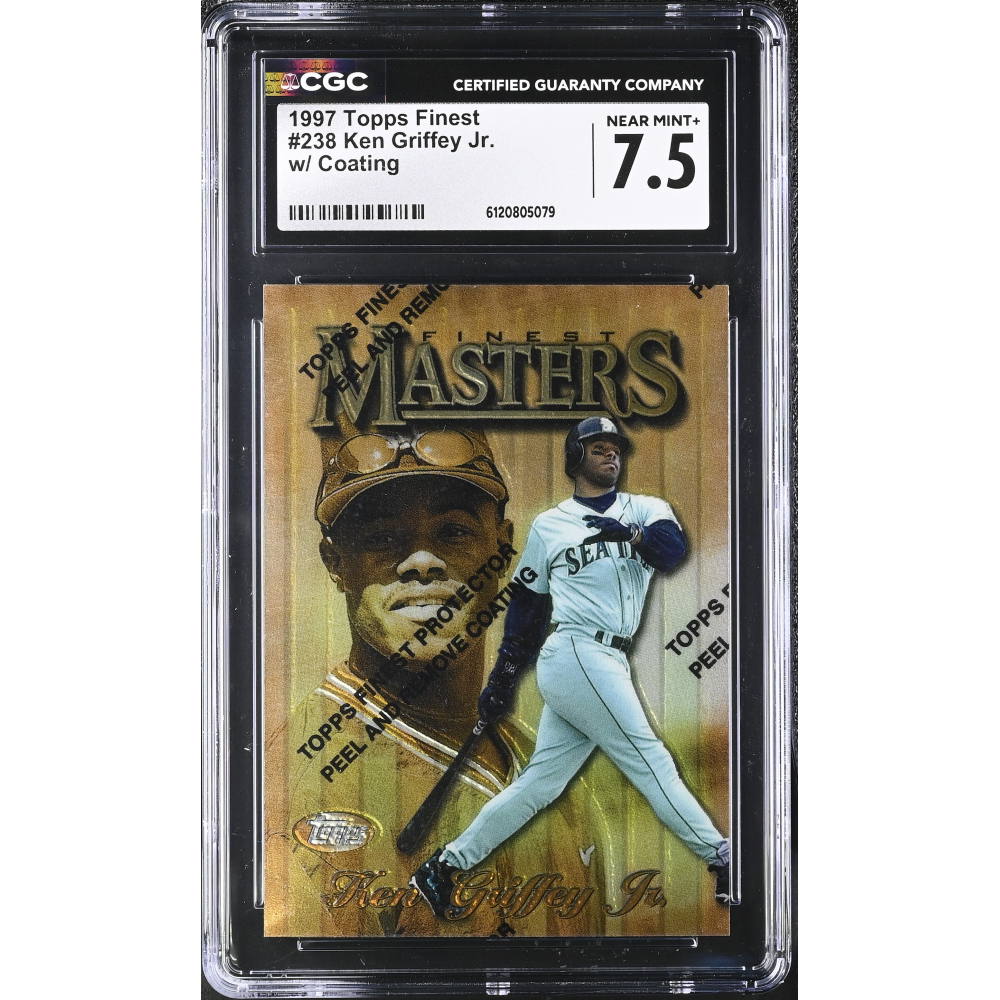 Ken Griffey Jr. 1997 Topps Finest #238 W/Coating (CGC 7.5) at PristineAuction.com