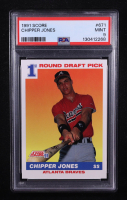 Chipper Jones 1991 Score #671 RC (PSA 9) at PristineAuction.com