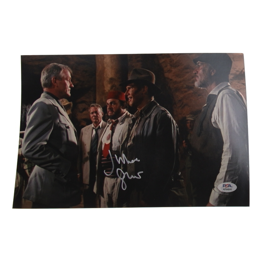 Julian Glover Signed "Indiana Jones and the Last Crusade" 8x12 Photo (PSA) at PristineAuction.com Julian Glover Signed "Indiana Jones and the Last Crusade" 8x12 Photo (PSA) at PristineAuction.com