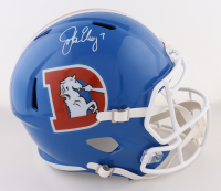 John Elway Signed Broncos Full-Size Throwback Alternate Speed Helmet (Beckett) at PristineAuction.com