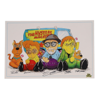 Scott Innes Signed "Scooby-Doo" 11x17 Print with (4) Character Quote Inscriptions (JSA) at PristineAuction.com