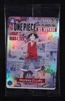 Monkey.D.Luffy 2026 One Piece Card Game Promos College Basketball US Voyage Attendance Giveaway #P055 at PristineAuction.com