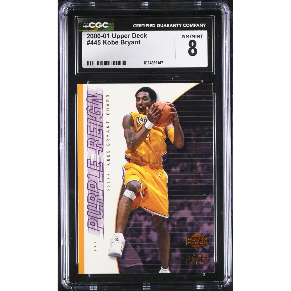 Kobe Bryant 2000-01 Upper Deck #445 PR (CGC 8) at PristineAuction.com
