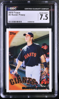 Buster Posey 2010 Topps #2 RC (CGC 7.5) at PristineAuction.com