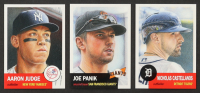 2018 Topps Baseball Living Set with Aaron Judge #1, Joe Panik #2, Nick Castellanos #3 at PristineAuction.com