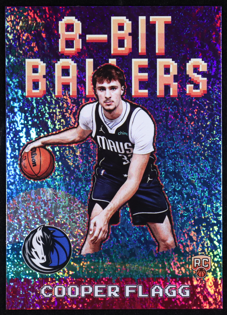 Cooper Flagg 2025-26 Topps 8-Bit Ballers Holo Foil #8B31 RC at PristineAuction.com Cooper Flagg 2025-26 Topps 8-Bit Ballers Holo Foil #8B31 RC at PristineAuction.com