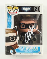Anne Hathaway Signed "The Dark Knight Rises" #21 Catwoman Funko Pop! Vinyl Figure (Beckett) at PristineAuction.com