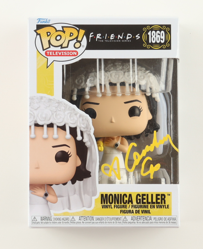 Courtney Cox Signed "Friends" #1869 Monica Geller Funko Pop! Vinyl Figure (Beckett) at PristineAuction.com Courtney Cox Signed "Friends" #1869 Monica Geller Funko Pop! Vinyl Figure (Beckett) at PristineAuction.com