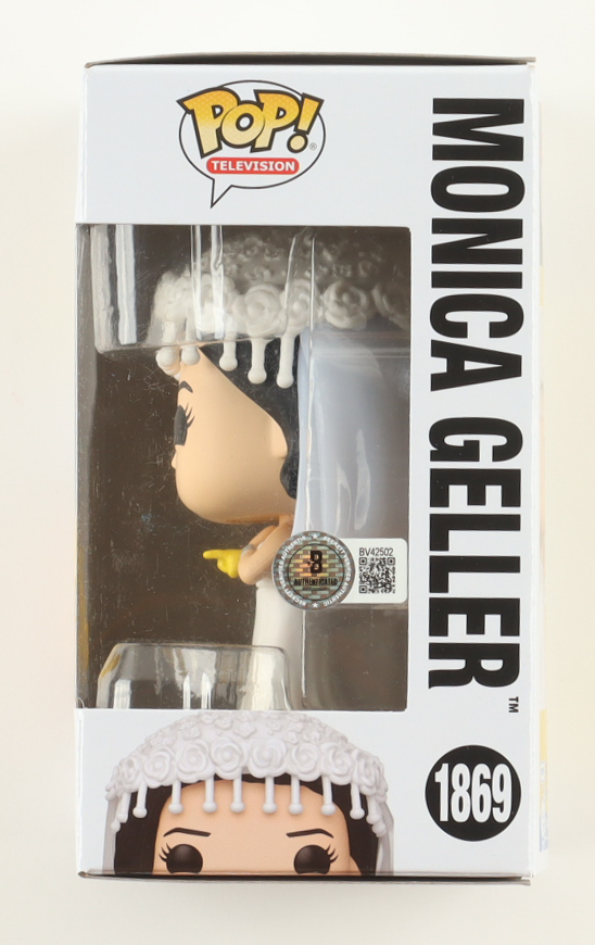 Courtney Cox Signed "Friends" #1869 Monica Geller Funko Pop! Vinyl Figure (Beckett) at PristineAuction.com Courtney Cox Signed "Friends" #1869 Monica Geller Funko Pop! Vinyl Figure (Beckett) at PristineAuction.com