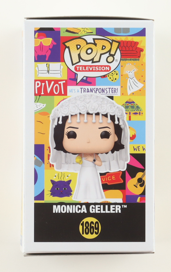 Courtney Cox Signed "Friends" #1869 Monica Geller Funko Pop! Vinyl Figure (Beckett) at PristineAuction.com Courtney Cox Signed "Friends" #1869 Monica Geller Funko Pop! Vinyl Figure (Beckett) at PristineAuction.com