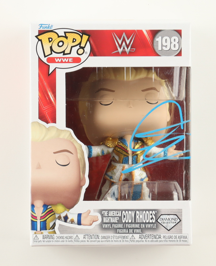 Cody Rhodes Signed "WWE" #198 'The American Nightmare' Cody Rhodes Funko Pop! Vinyl Figure (Beckett) at PristineAuction.com Cody Rhodes Signed "WWE" #198 'The American Nightmare' Cody Rhodes Funko Pop! Vinyl Figure (Beckett) at PristineAuction.com
