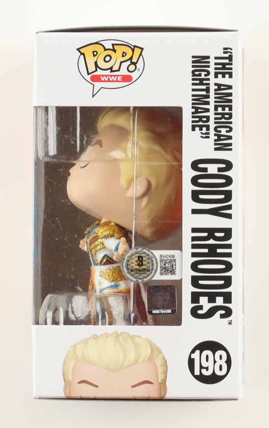 Cody Rhodes Signed "WWE" #198 'The American Nightmare' Cody Rhodes Funko Pop! Vinyl Figure (Beckett) at PristineAuction.com Cody Rhodes Signed "WWE" #198 'The American Nightmare' Cody Rhodes Funko Pop! Vinyl Figure (Beckett) at PristineAuction.com