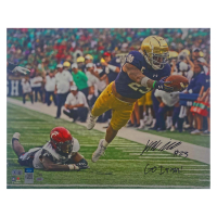 Kyren Williams Signed LE Notre Dame Fighting Irish 16x20 Photo Inscribed "Go Irish!" (Beckett) at PristineAuction.com